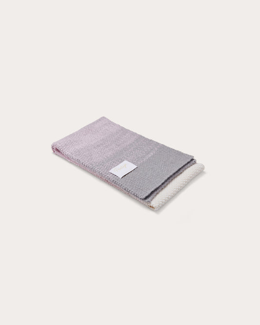 Ombre Cashmere Knit Scarf - Birch Bark
