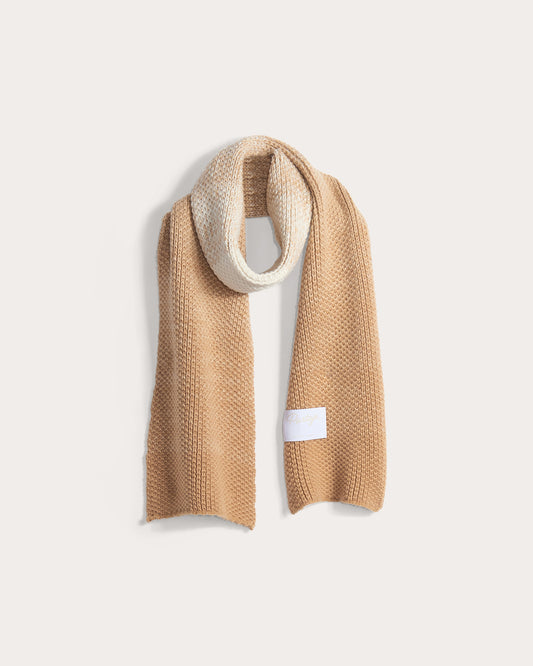 Ombre Cashmere Knit Scarf - Bulrush