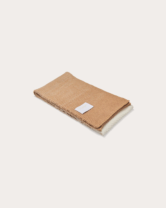 Ombre Cashmere Knit Scarf - Bulrush