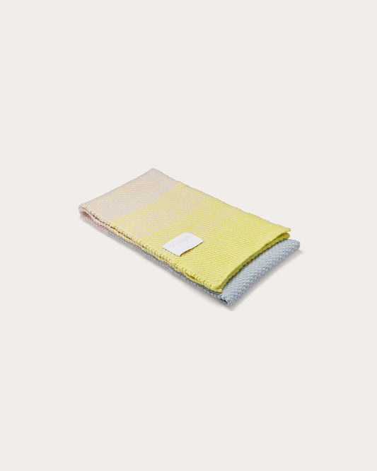 Ombre Cashmere Knit Scarf - Sunset