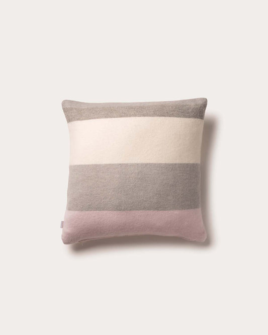 Partaje Stripe Double Cashmere Cushion - Birch Bark