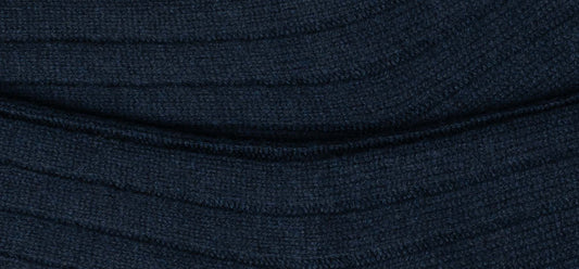 Partaje x Corgi Men's Cashmere Lounge Sock - Nero Navy
