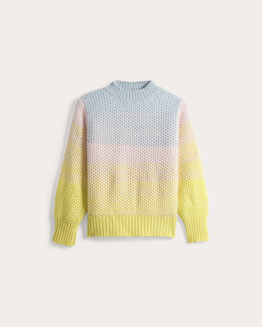 Ombre Cashmere Pullover - Sunset