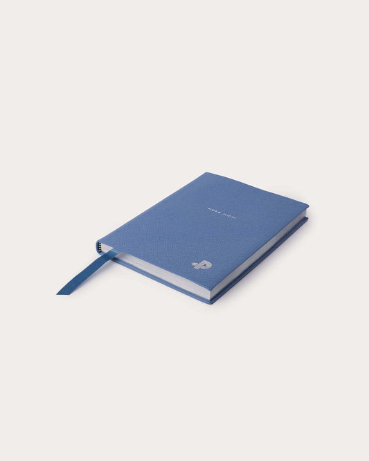 Smythson x Partaje Soho Notebook - Nile Blue