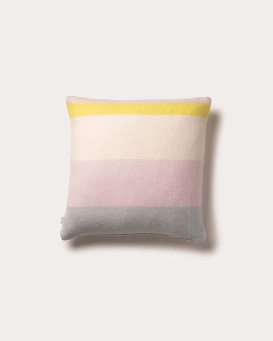 Partaje Stripe Double Cashmere Cushion - Sunset