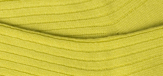 Partaje x Corgi Women's Cashmere Lounge Sock - Lemon Sour Yellow