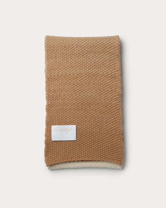 Ombre Cashmere Knit Scarf - Bulrush